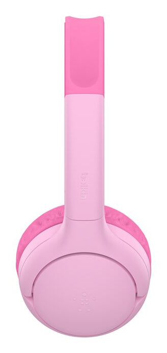 Belkin SoundForm Mini 2 Kinderkopfhörer – On-Ear, Kabel + BT, 85 dB, Pink