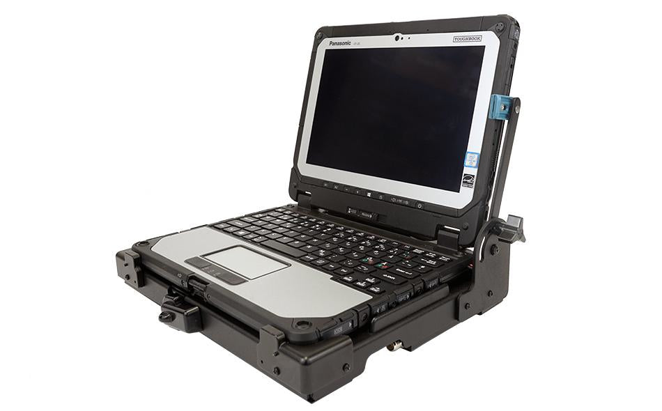 Gamber-Johnson Tablet-Tischhalterung – für Panasonic Toughbook 20 – Schwarz, Blau
