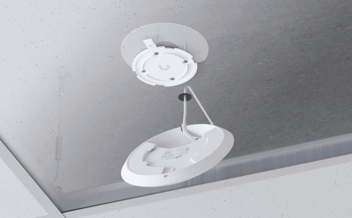 Ubiquiti U6-PLUS – Access Point – Wi-Fi 6 (2,4/5 GHz), 2,4 Gbit/s, GbE, PoE, Wand/Decke