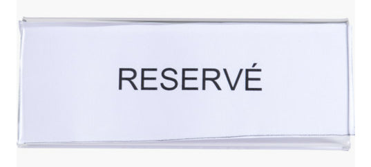 Exacompta Tischaufsteller – für A6 – quer – transparent – Acryl – 10 Stk.