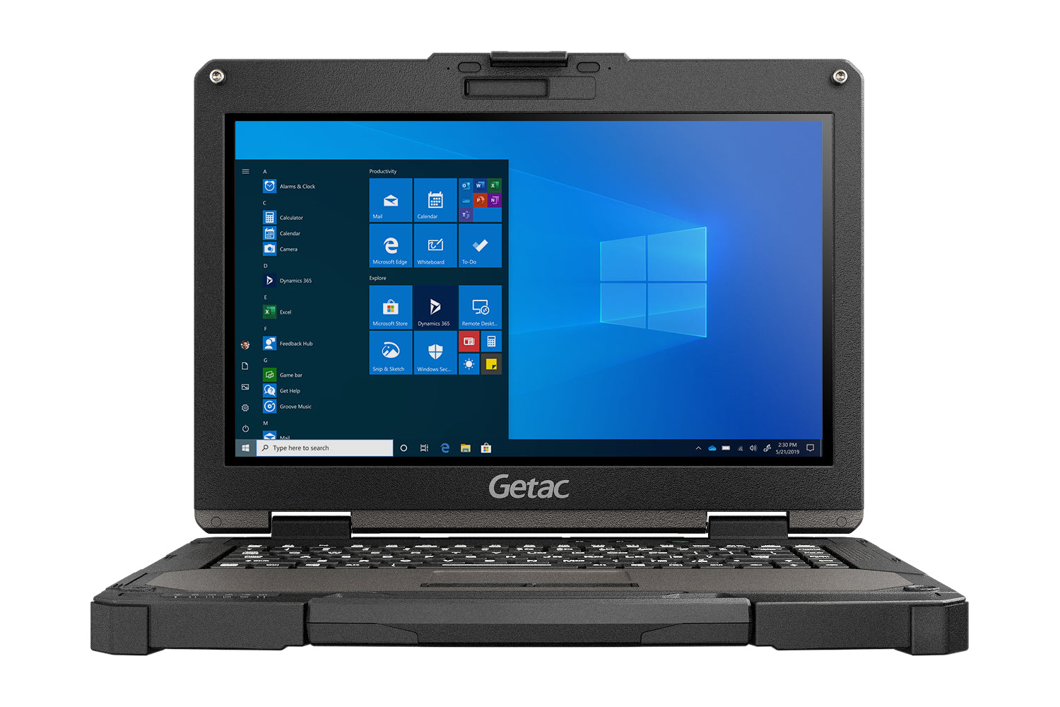 Getac B360 – 13,3" FHD Touch, Core i5-10210U, 16 GB, 512 GB SSD, Win 10 Pro