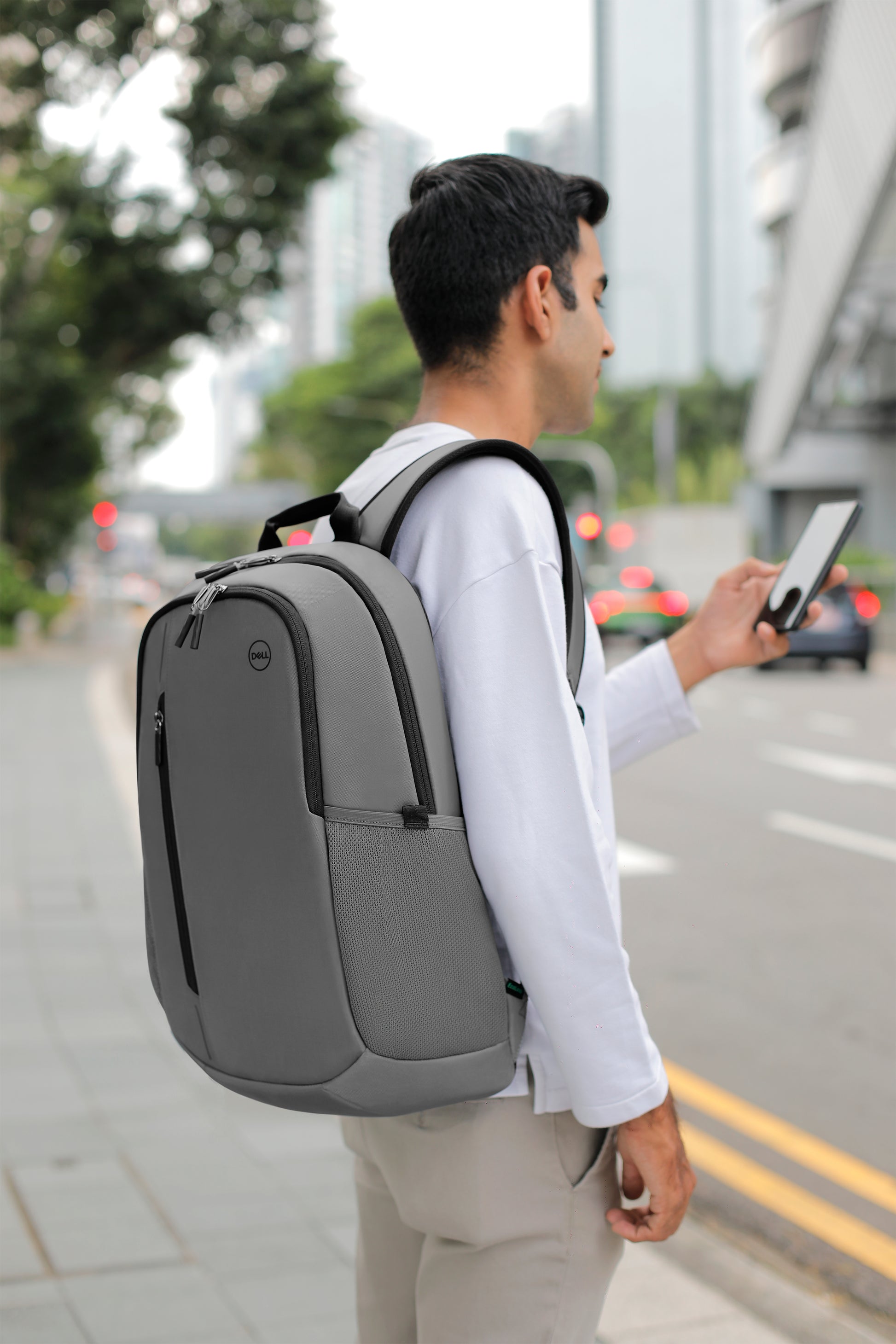 DELL Notebook-Rucksack bis 15" – wasserdicht, 20 l – Grau