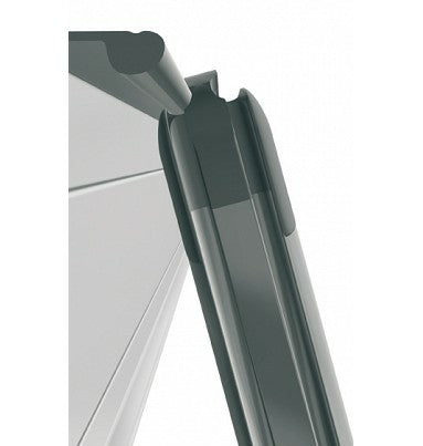 Franken Whiteboard – 200 × 120 cm, Emaille, magnetisch, Aluminiumrahmen, Wandmontage