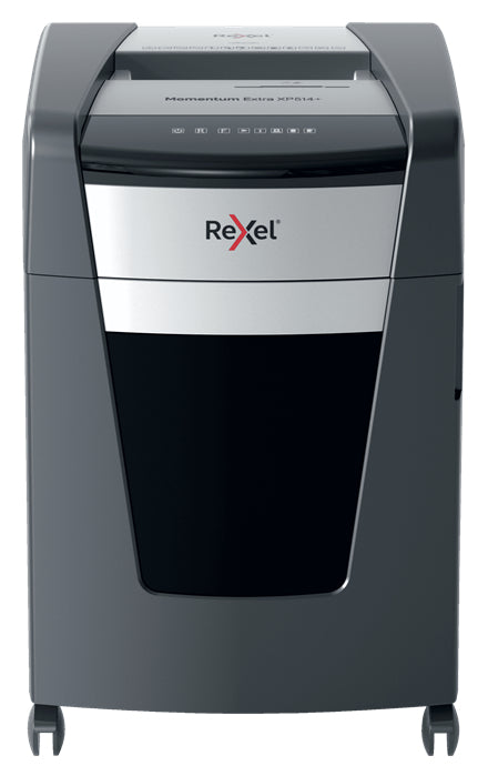 Rexel Momentum Extra XP514+ – Aktenvernichter, DIN P-5, Mikroschnitt 2 × 15 mm, 14 Blatt, 60 l, A4