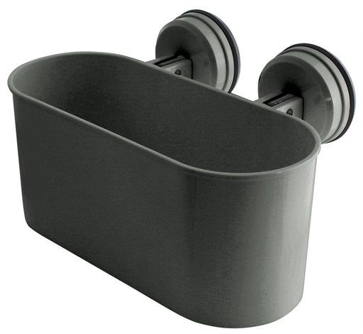 Eurotrail Utensilienhalter (wandmontiert) 26 × 10,8 × 11,9 cm, ABS, Anthrazit, mit Saugnapf