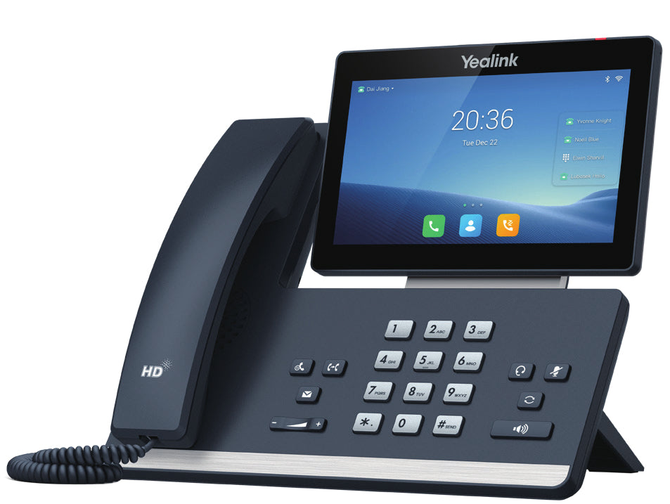 Yealink SIP-T58W – WLAN-Telefon (Handgerät), WLAN, PoE, Grau