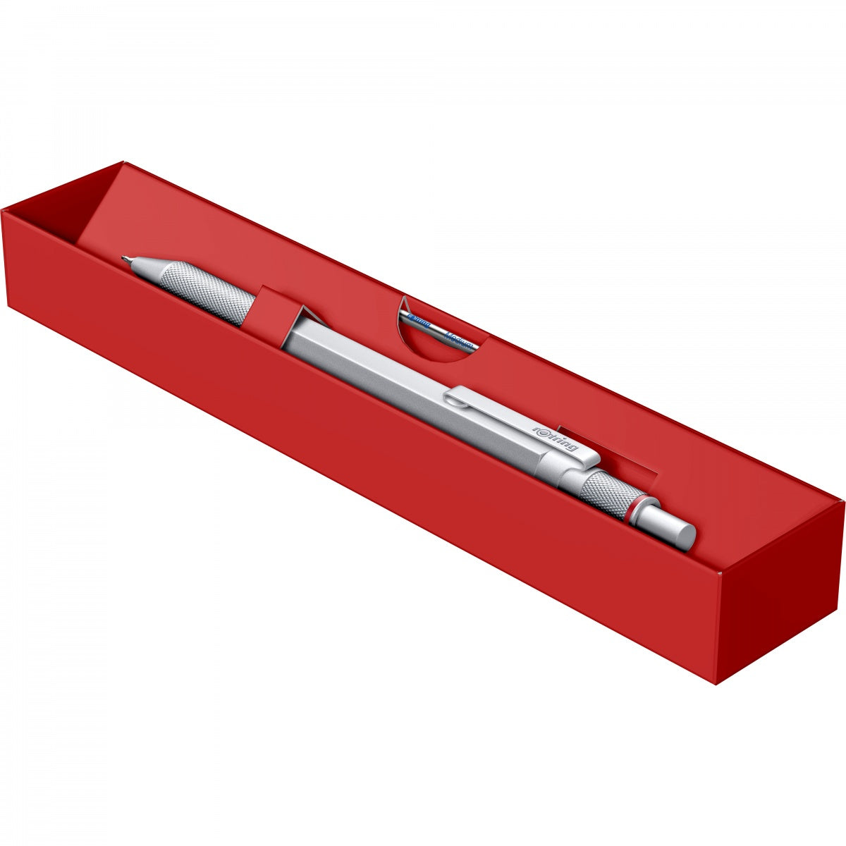 Rotring Multipen 600 Multifunktions-Kugelschreiber – 3 Farben (Schwarz/Blau/Rot), 0,5 mm Bleistift, nachfüllbar
