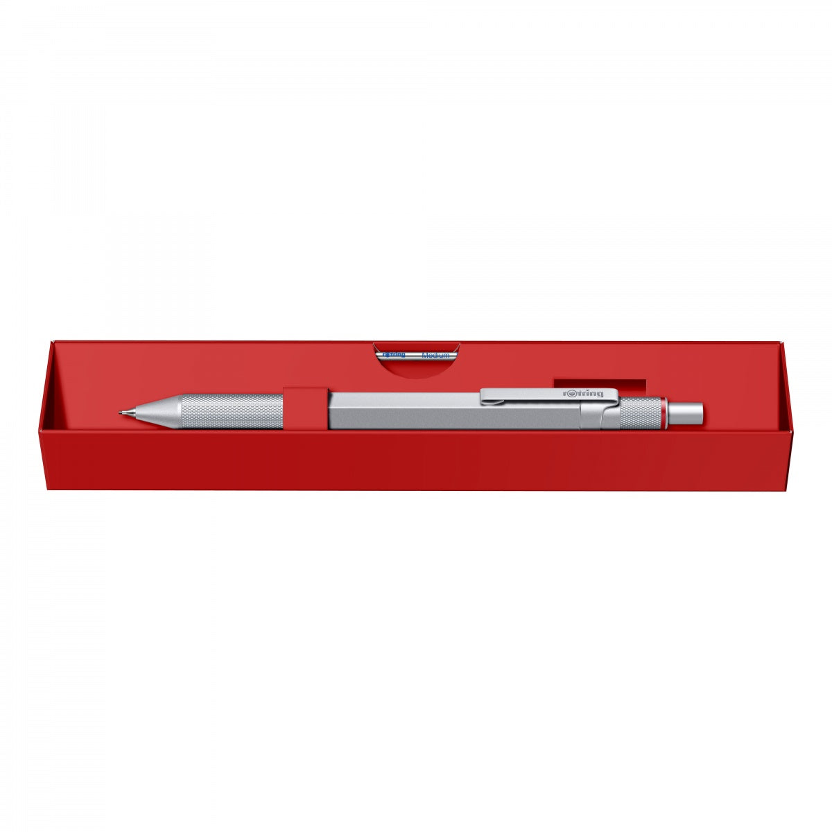 Rotring Multipen 600 Multifunktions-Kugelschreiber – 3 Farben (Schwarz/Blau/Rot), 0,5 mm Bleistift, nachfüllbar