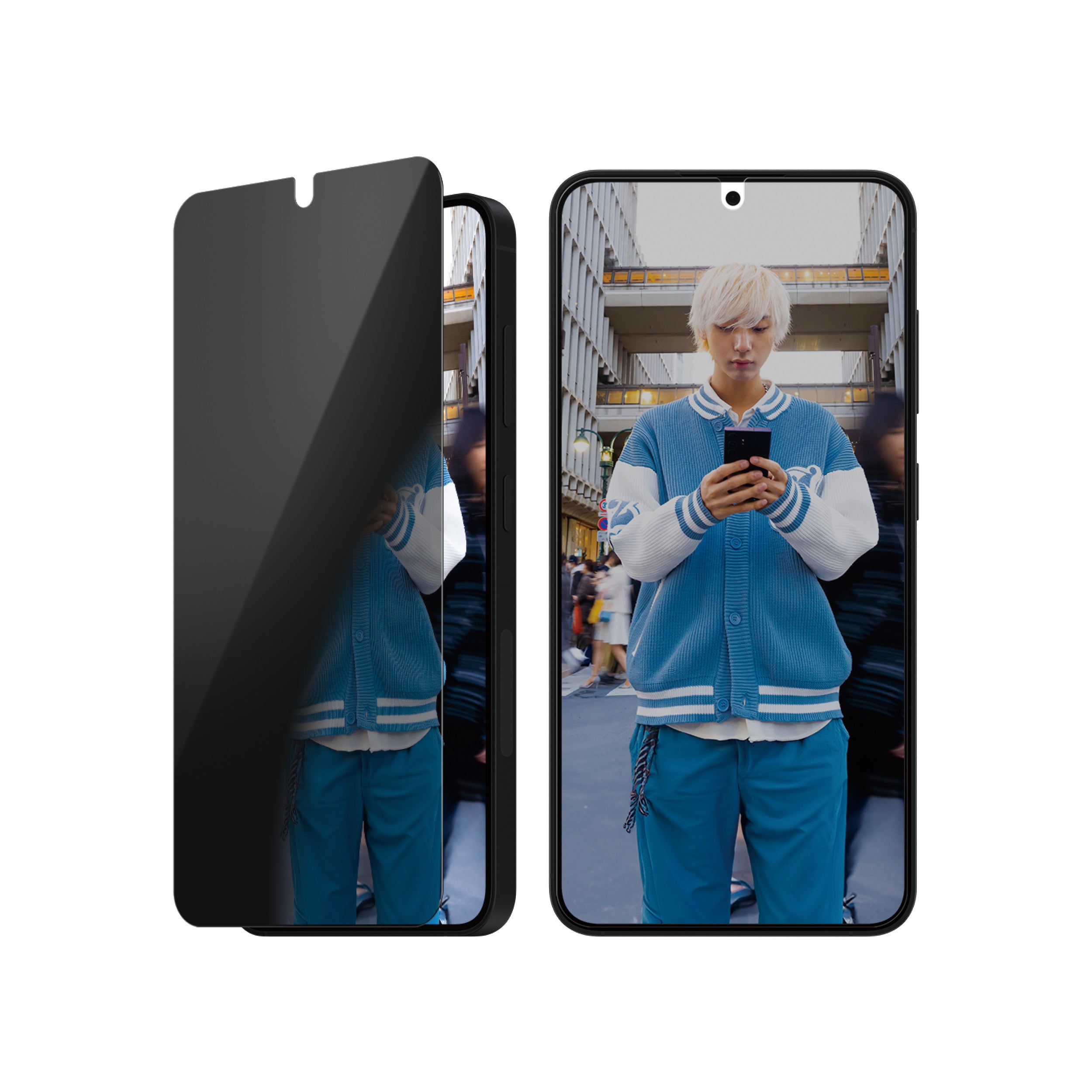 PanzerGlass Ultra-Wide Fit Privacy Displayschutzglas – für Galaxy S24/S25