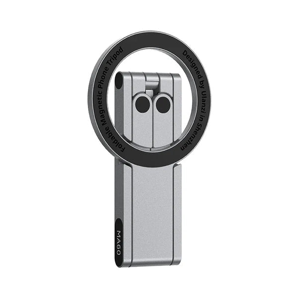 Ulanzi Tischständer, faltbar, MagSafe – für MagSafe-kompatible Smartphones – Silber, Aluminium
