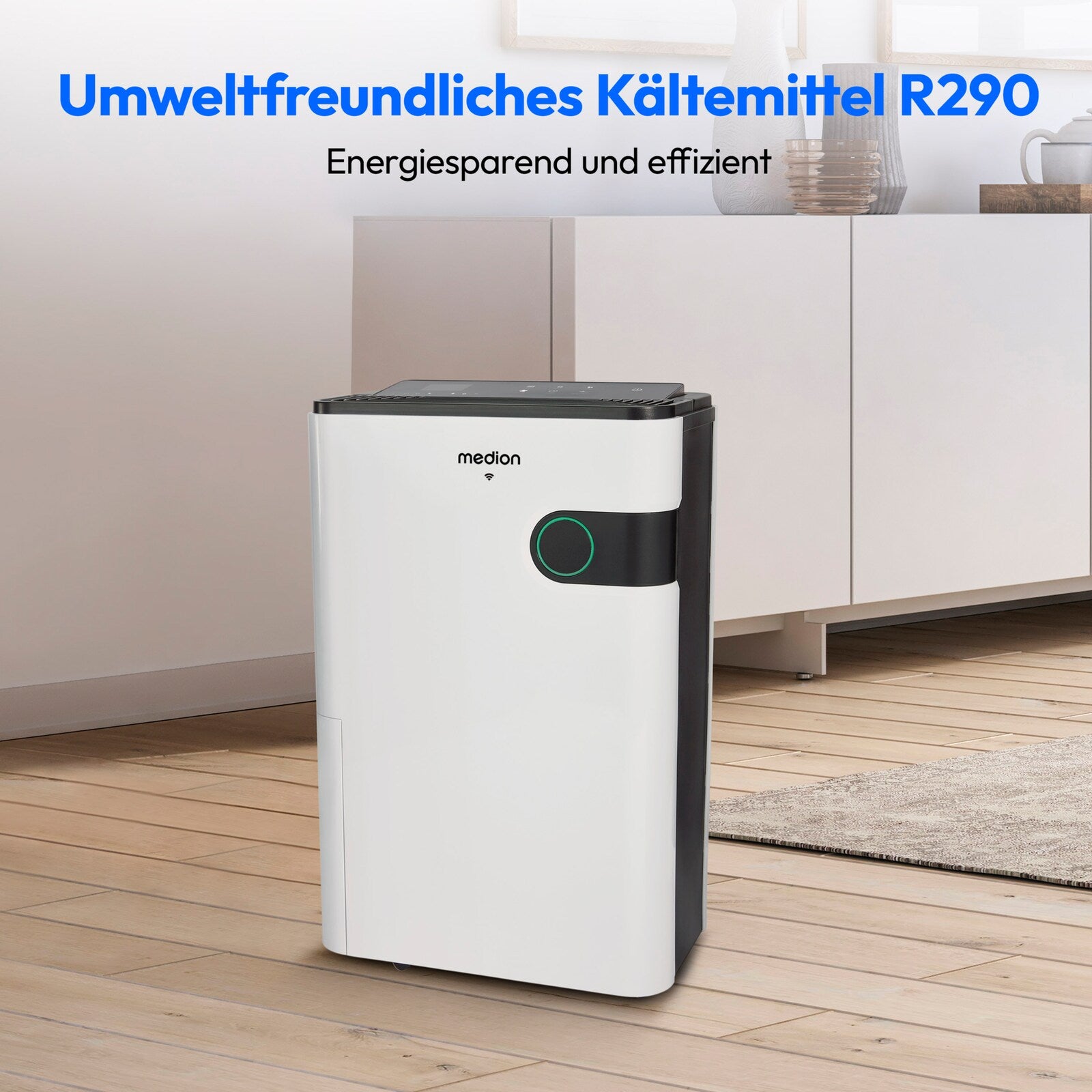 Medion DH30S Luftentfeuchter – 24 l/24 h, bis 40 m², Tank 5 l, App-Steuerung, schwarz