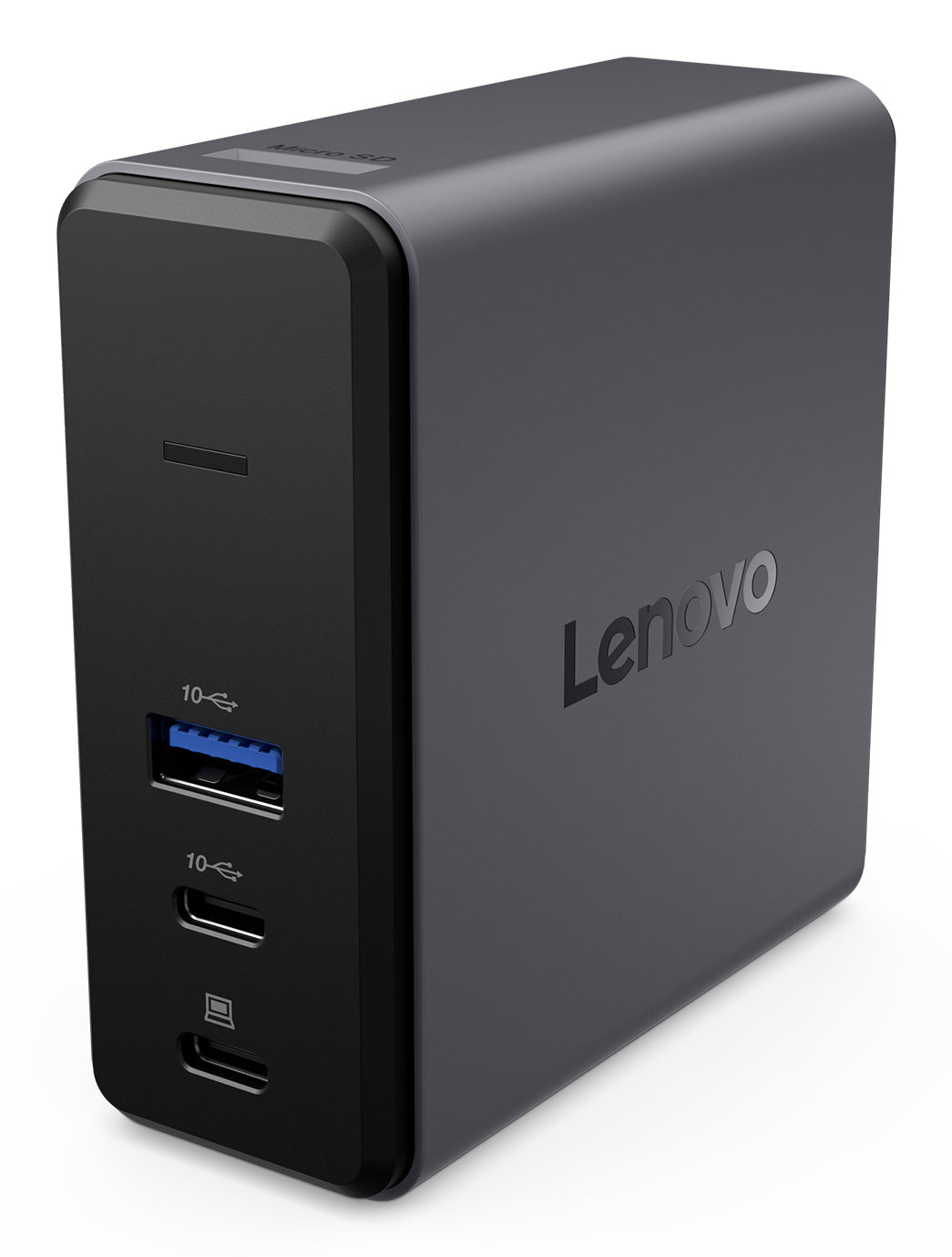 Lenovo Dockingstation – USB-C, 1× HDMI, 1× USB-A, 2× USB-C, 60 W PD, microSD