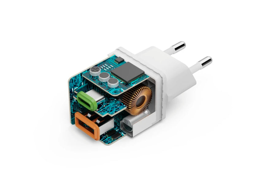 Hama 00201992 USB-Ladegerät 30 W – USB-C×1, USB-A×1 – PD 3.0, QC 3.0 – Weiss