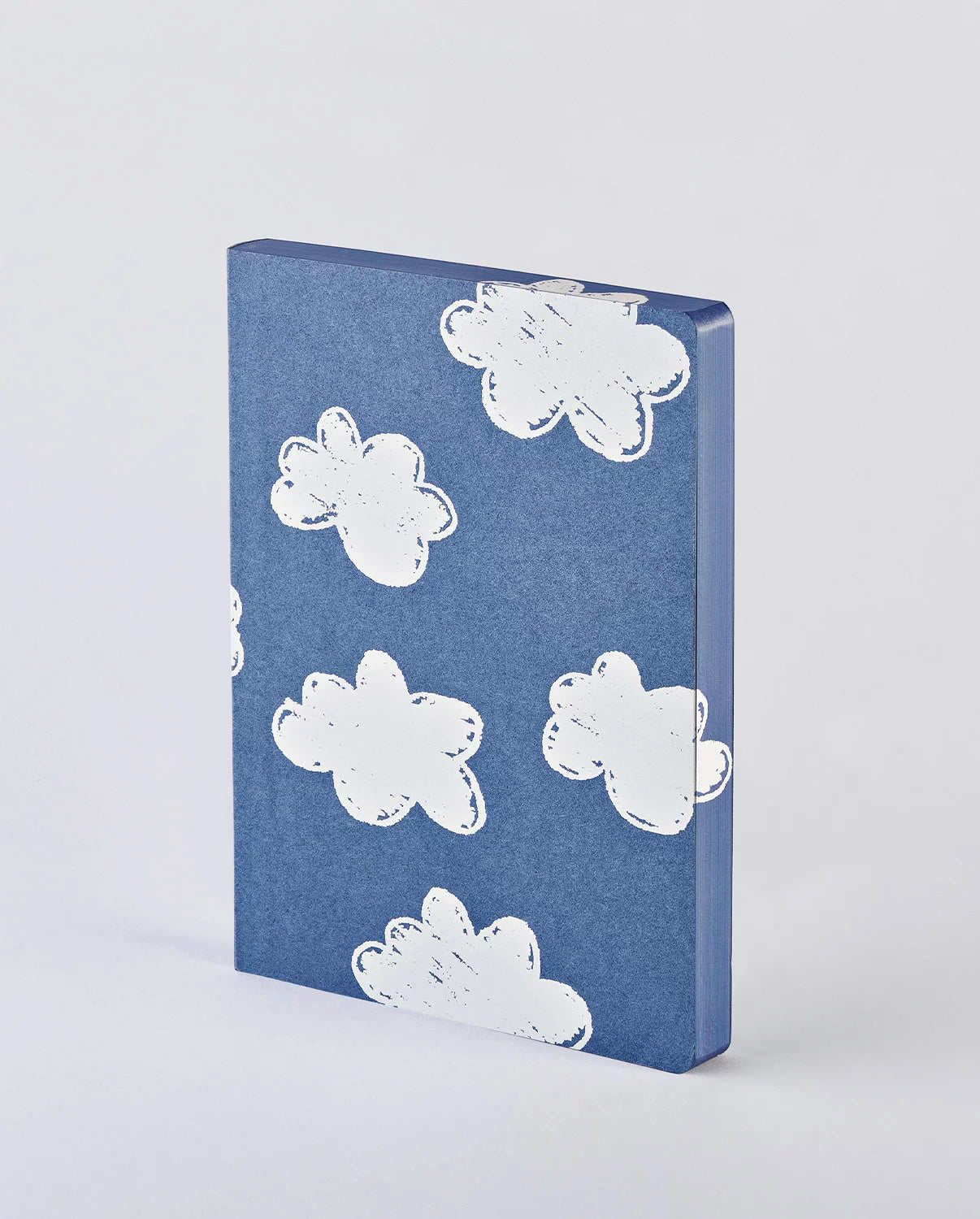 nuuna Notizbuch – 165 × 220 mm – punktiert – 256 Seiten – 120 g/m² – Softcover – blau/weiss
