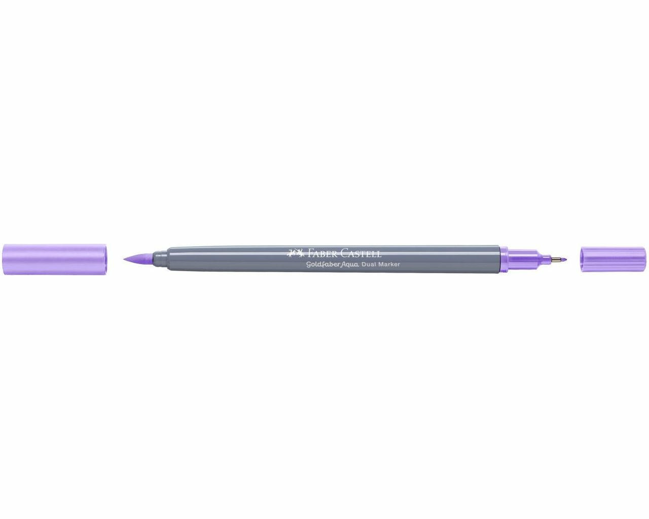 Faber-Castell Brush Pen Goldfaber Aqua – Pinselspitze – Hellviolett – Wasservermalbar