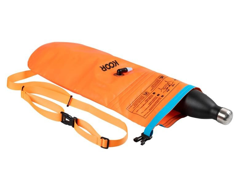 KOOR Schwimmboje – wasserfest – 15 l – orange – PVC