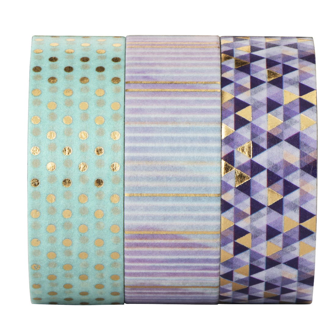 Hama Washi Tape – permanent, glatt, Papier, 15 mm × 5 m, mehrfarbig, 3 Rollen