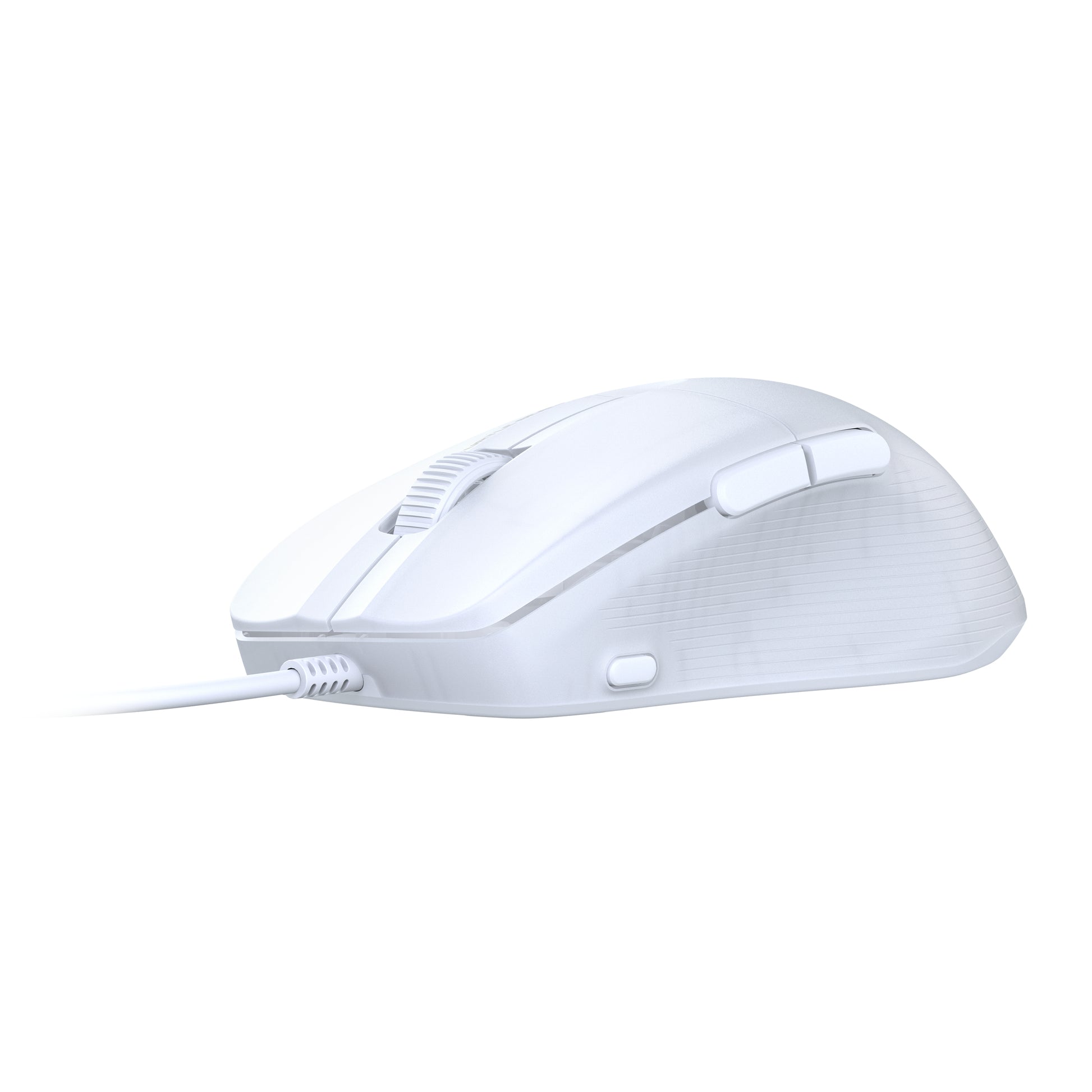 Turtle Beach Pure SEL White Maus – kabelgebunden, 8'000 dpi, 6 Tasten, für Rechtshänder, Beleuchtung, weiss