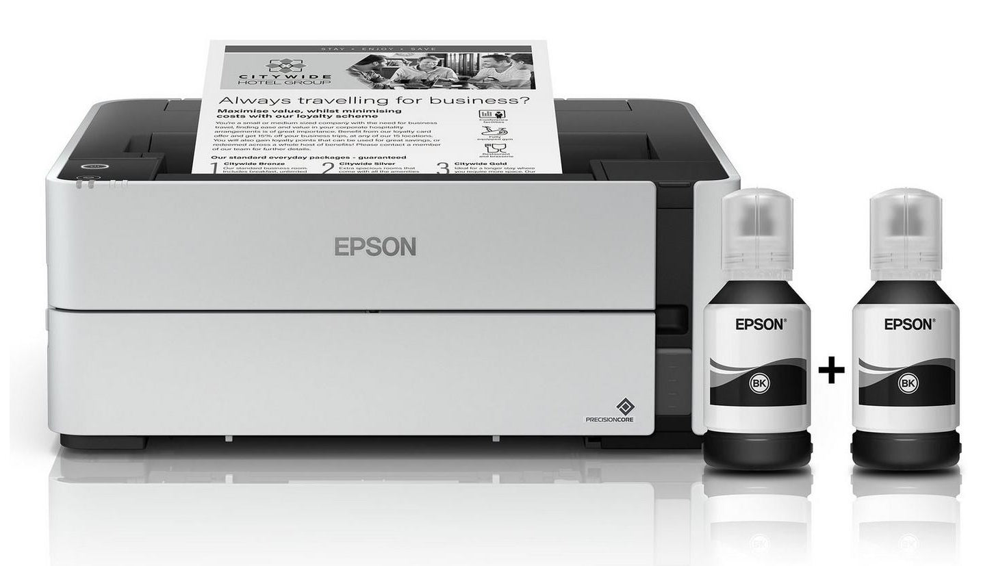 Epson EcoTank ET-M1170 – S/W-Tintentankdrucker, A4, Duplex, USB, LAN, WLAN