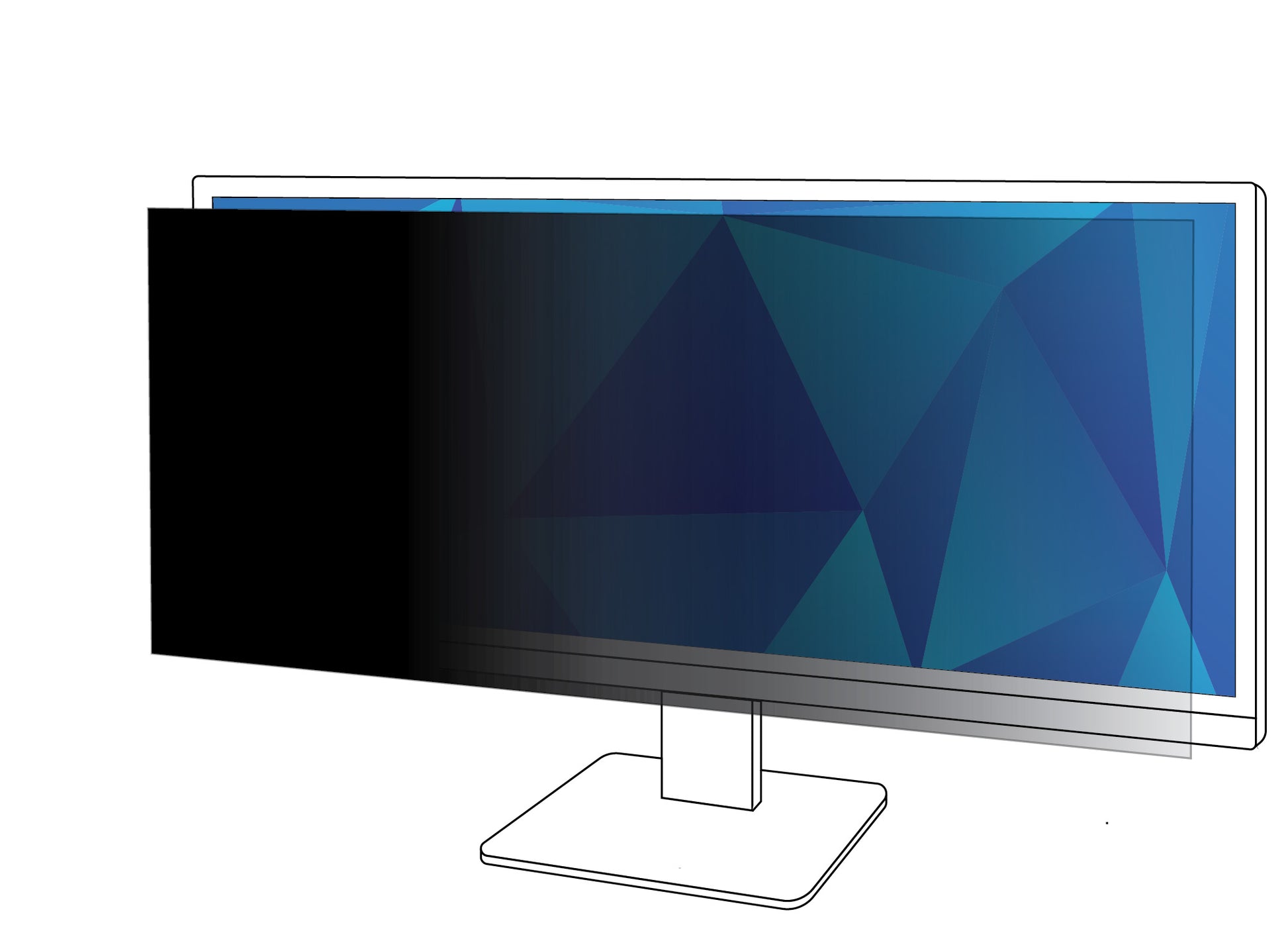 3M Displayschutz für 34" 21:9 Monitore