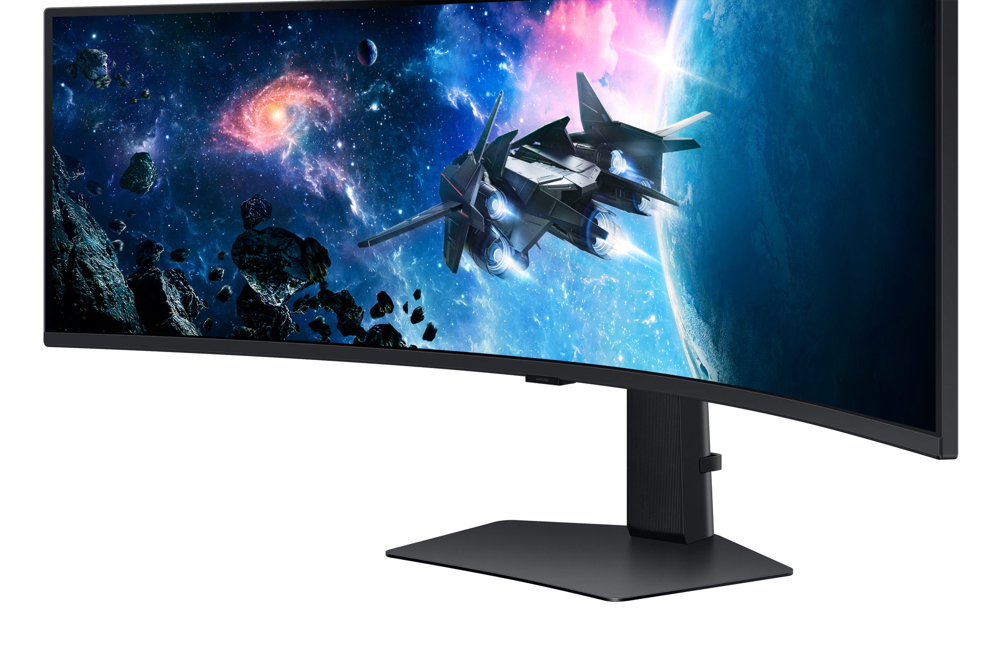Samsung Odyssey G95C – Monitor, 49", VA, 240 Hz, 450 cd/m², Gebogen, VESA 100 × 100, Schwarz