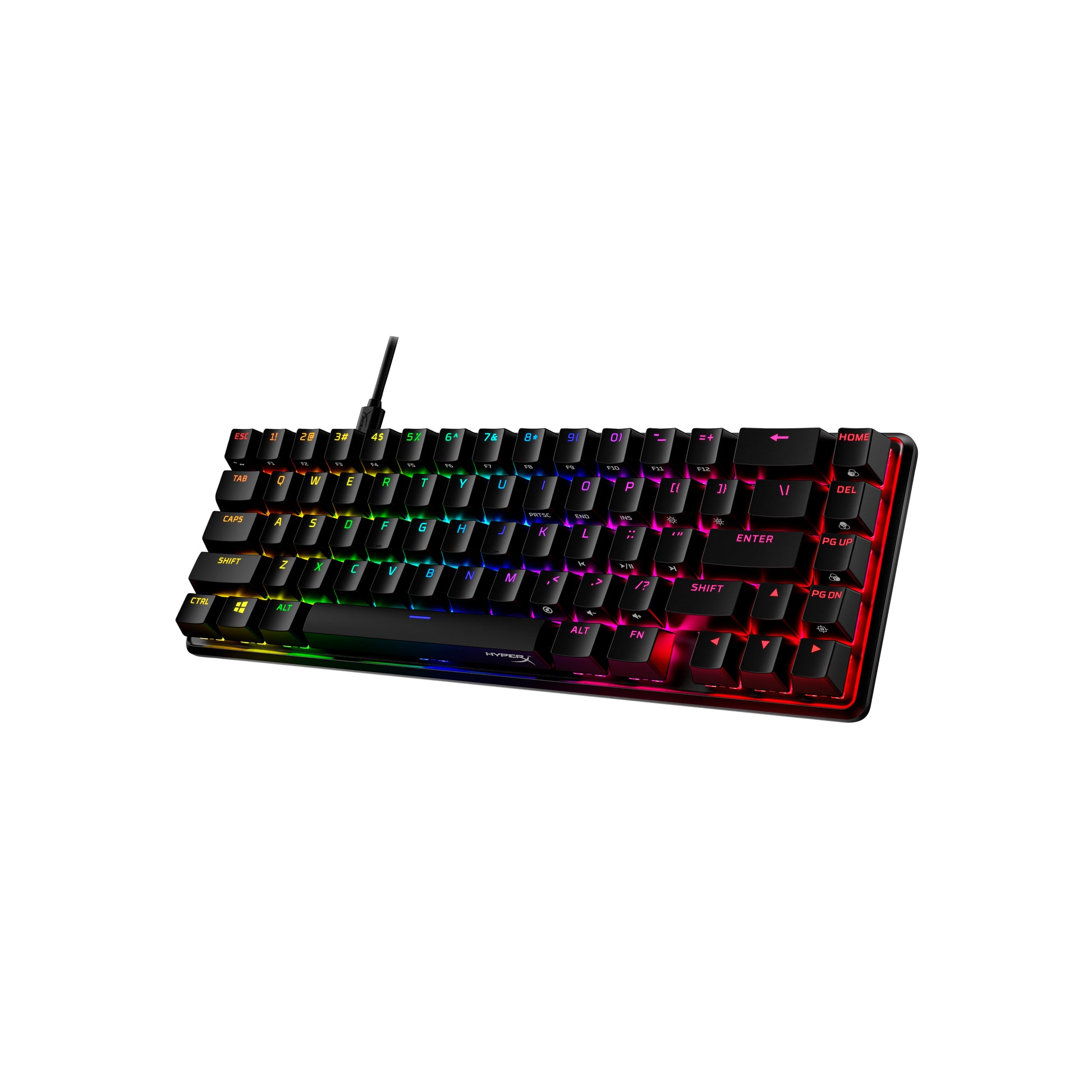 HyperX Alloy Origins 65 – Mechanische Gaming-Tastatur 65% – HyperX Red – USB-C – RGB – QWERTY (US-INT)