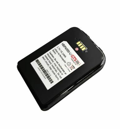 Global Technology HBIP6000-LI – Akku – für Pidion BIP-6000-Serie (Bluebird) – 3,7 V, 5200 mAh – Schwarz