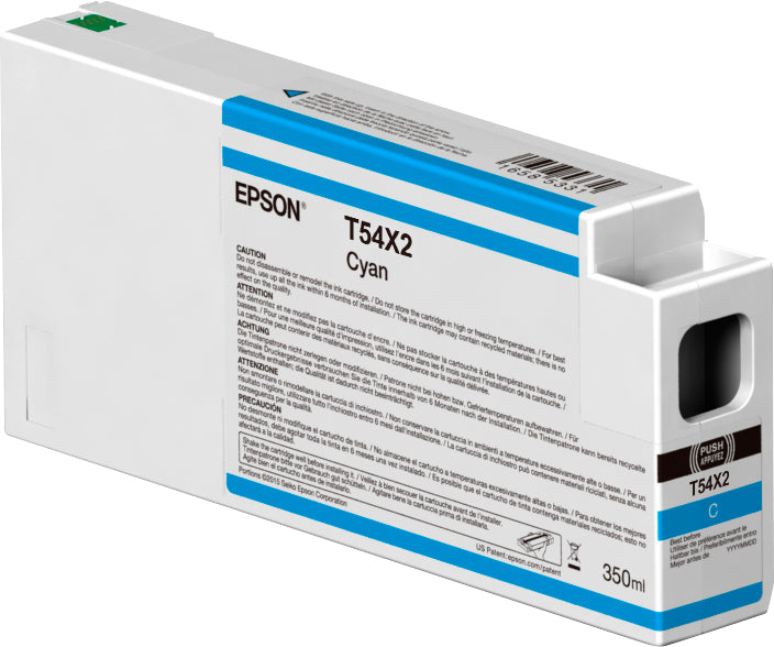 Epson T54X200 Cyan Tintenpatrone (Original) – 350 ml – für T54X200