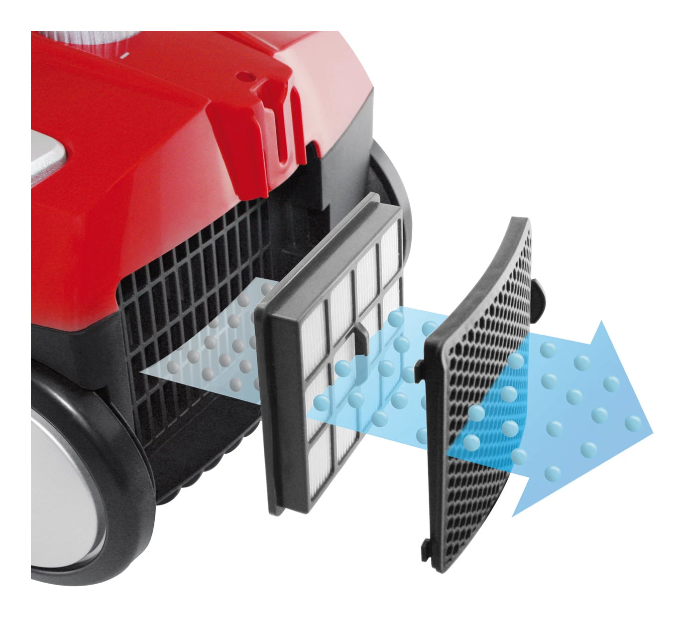 Trisa Classic Clean T6683 Bodenstaubsauger – mit Beutel, 650 W, 3,8 l