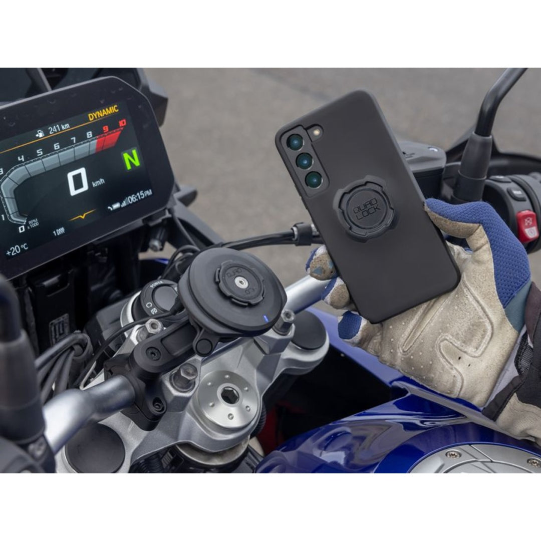 Quad Lock Motorcycle Mount Pro – Fahrrad-/Motorrad-Halterung – Lenker – für Smartphones (Universal) – Schwarz
