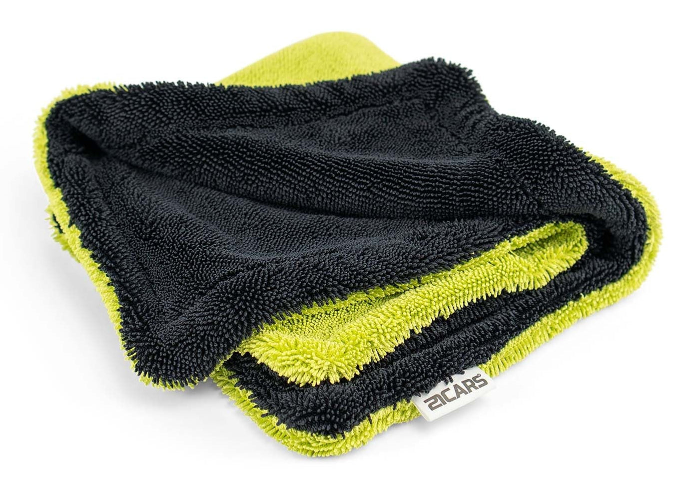 21CARS Trockentuch 21-4-025 – schwarz – 40 × 40 cm – Polyamid, Polyester – 1 Stk.