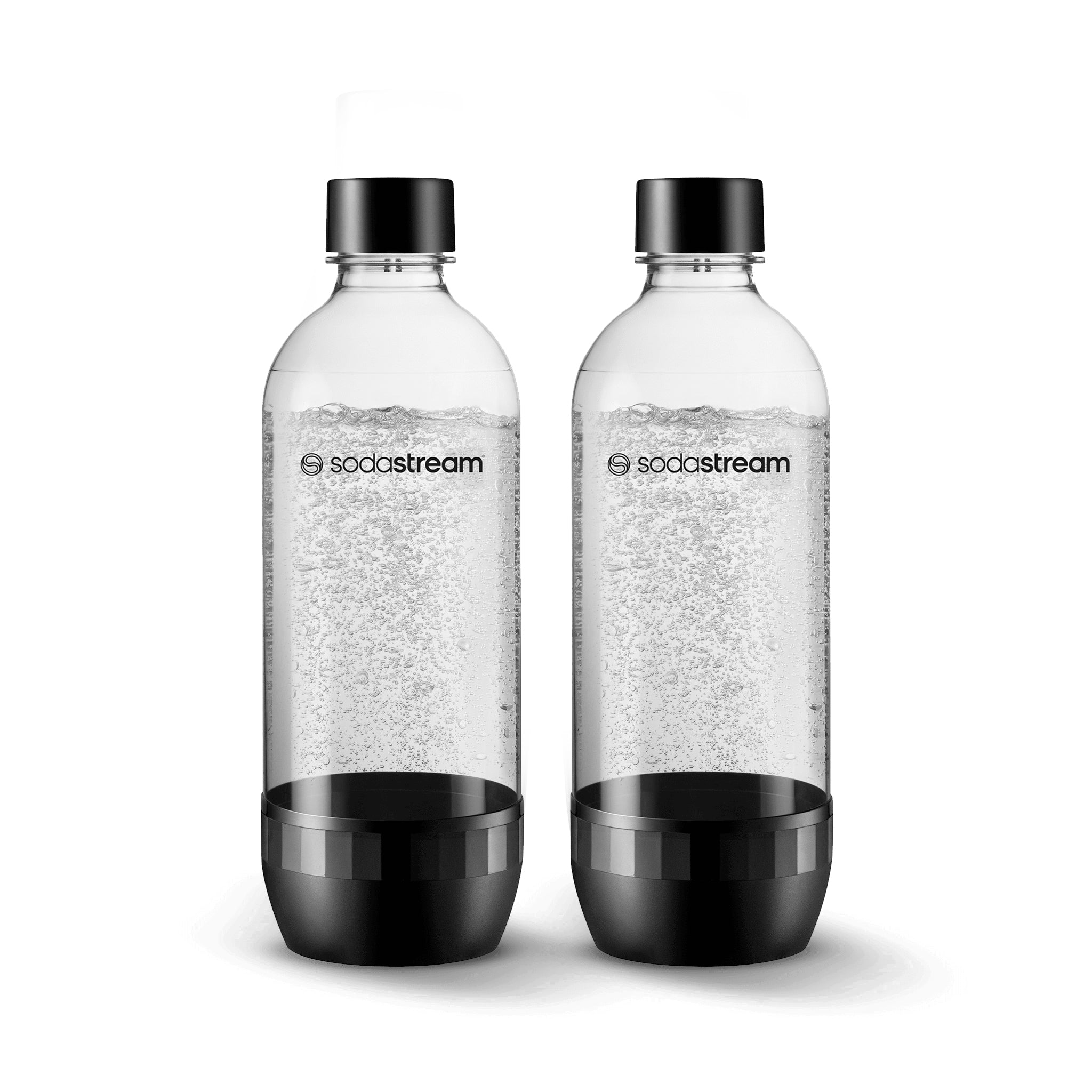 SodaStream Karbonisiererflasche, 2er-Set, 1 L, Kunststoff (BPA-frei), 1042223410