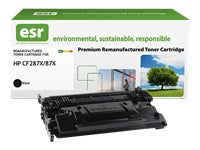 esr 87X Schwarzer Toner – Kompatibel XL – 18'000 Seiten – für HP