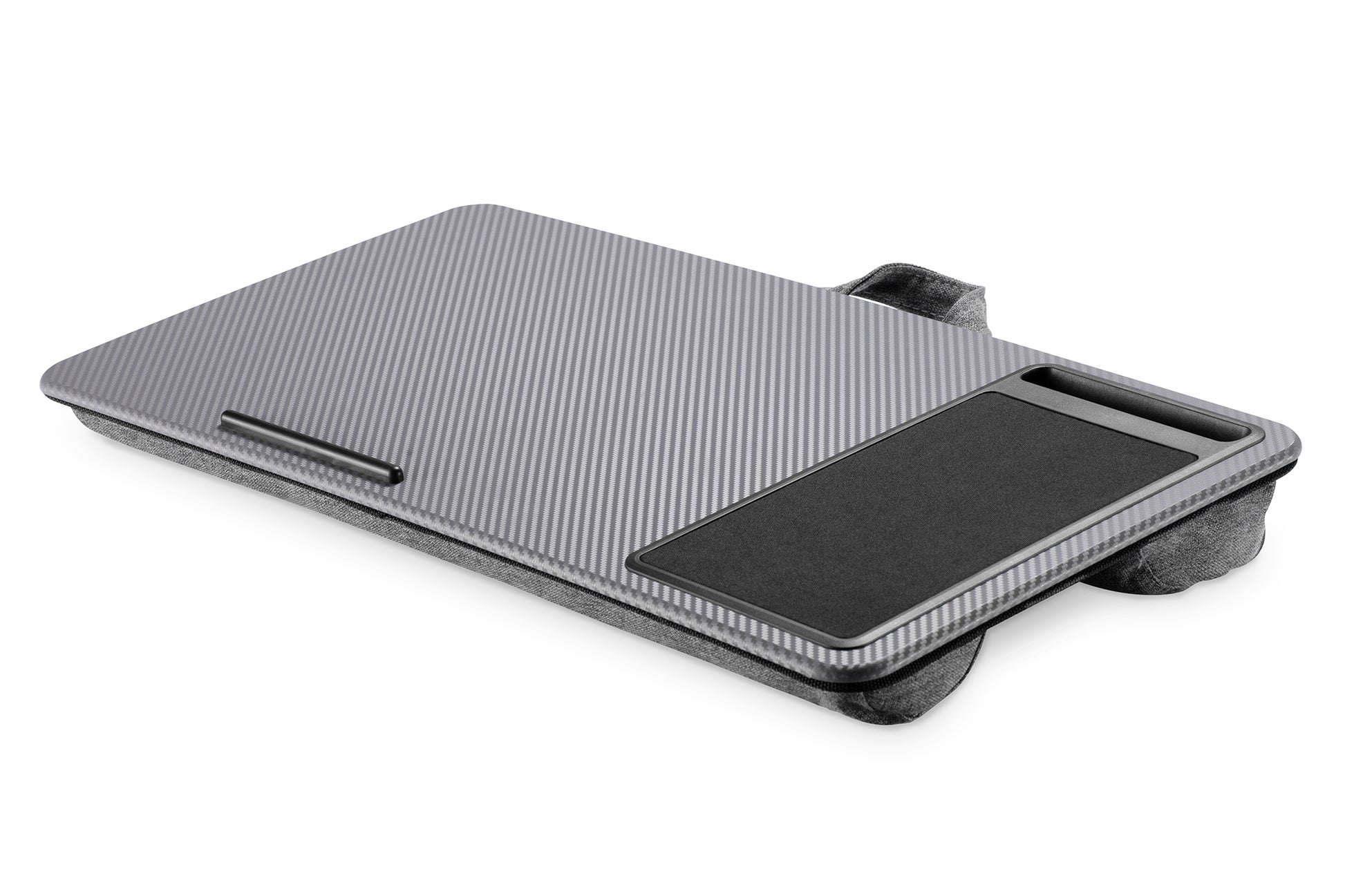Digitus Laptop-Ständer – bis 17", mit Smartphone-Halterung, mit Mauspad – Grau