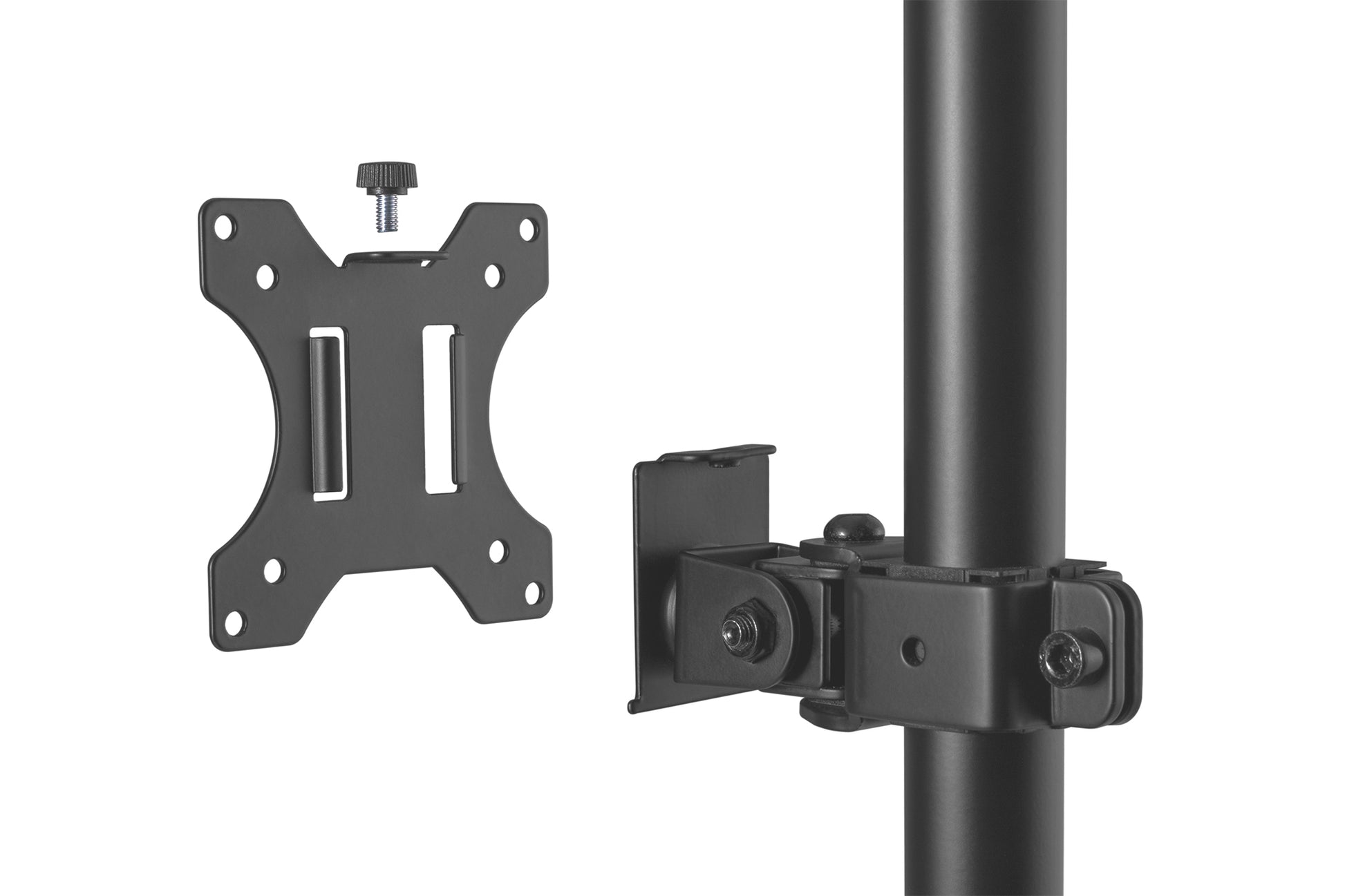 Digitus Tischhalterung, Dual, Tischklemme, bis 32", VESA 75 × 75/100 × 100 mm, 8 kg, höhenverstellbar
