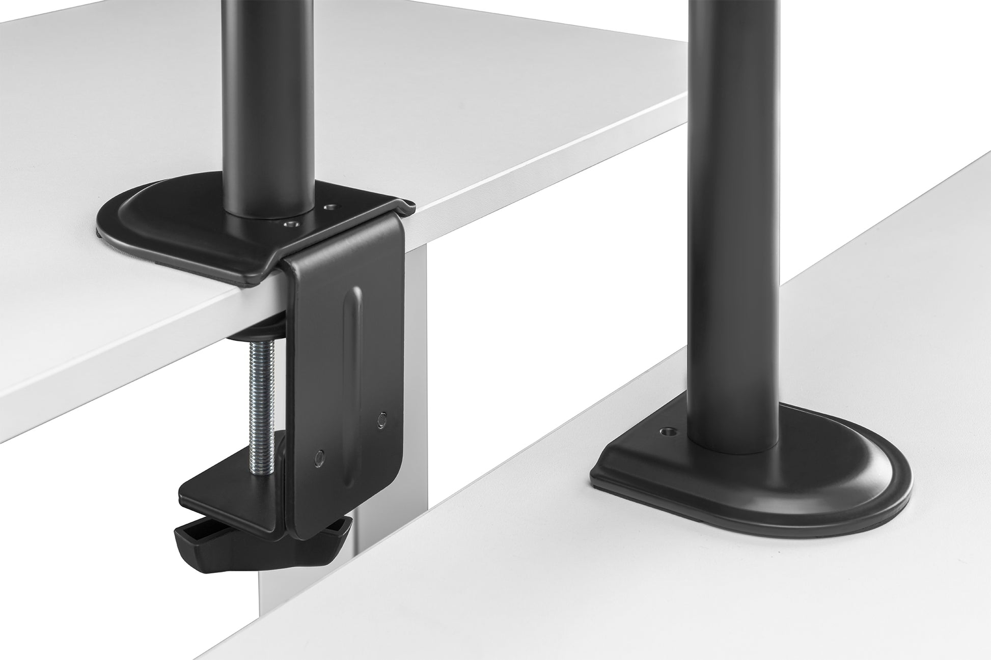 Digitus Monitorarm, Tischklemme/Tischdurchführung, bis 32", VESA 75 × 75/100 × 100 mm, 9 kg, schwarz