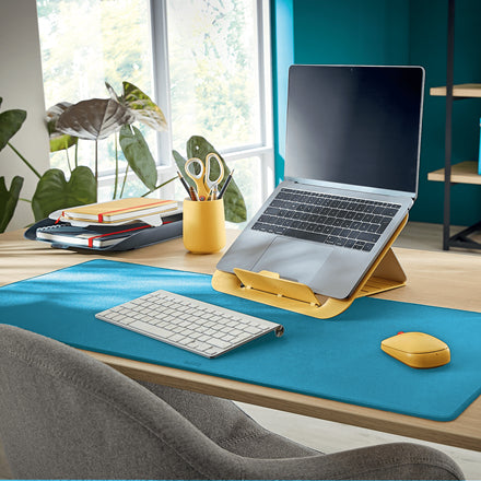 Leitz Cosy – Maus – Kabellos (Bluetooth/2,4 GHz), beidhändig, Blau