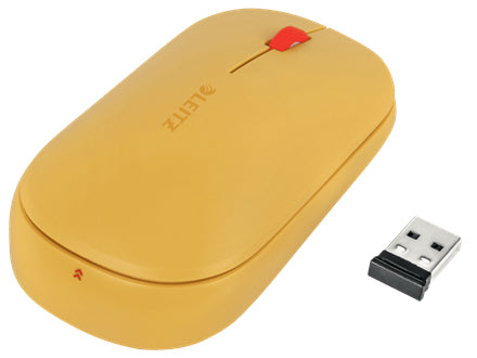 Leitz Cosy – Maus – Kabellos (Bluetooth/2,4 GHz), 4000 DPI, beidhändig