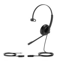 Yealink YHS34 Lite Office-Headset – On-Ear, Mono, Kabelgebunden, Schwarz