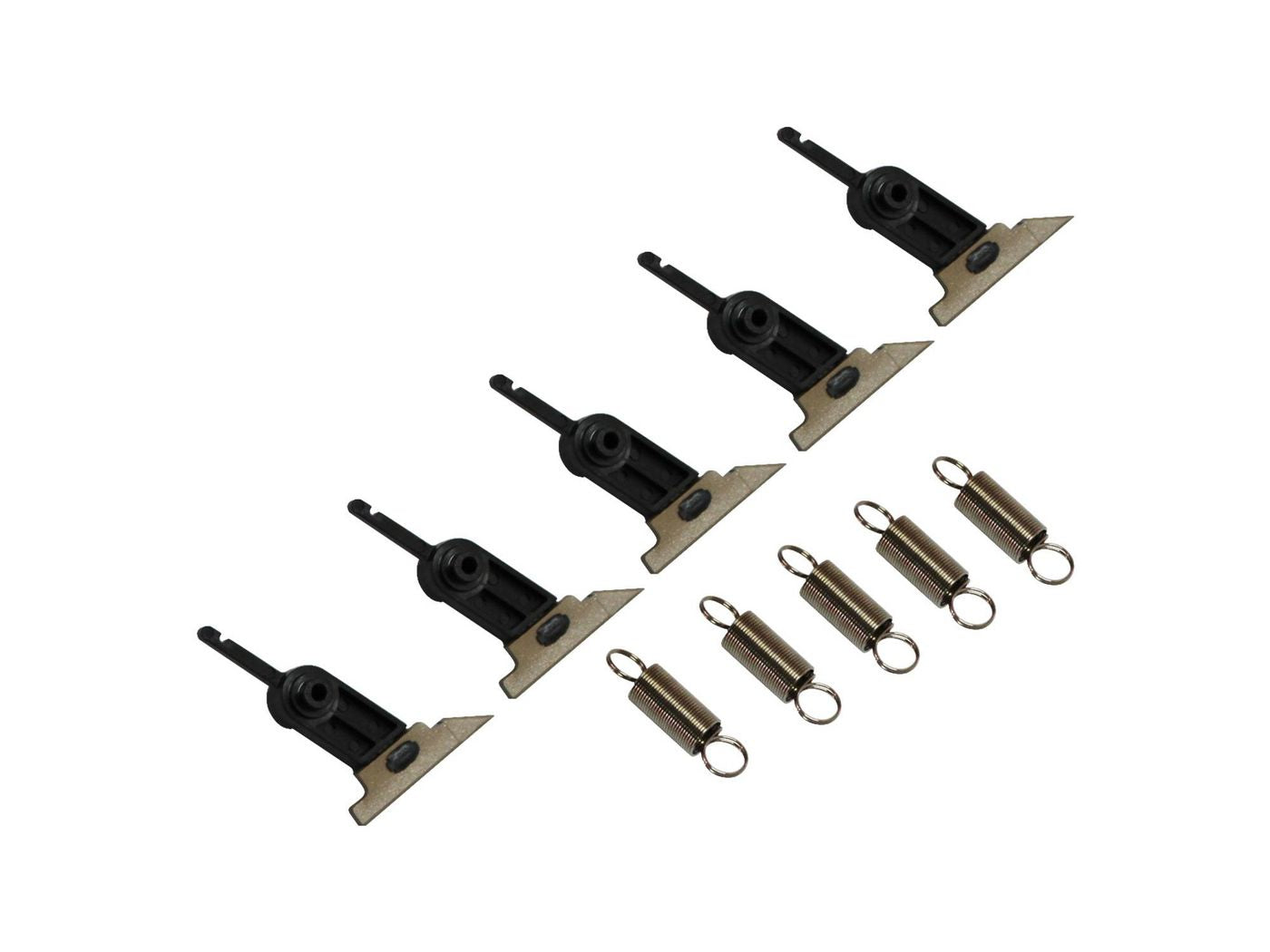 CoreParts Picker-Finger, 5er-Pack, grau – für Ricoh Aficio MP9000/MP1100/MP1350 u. a.