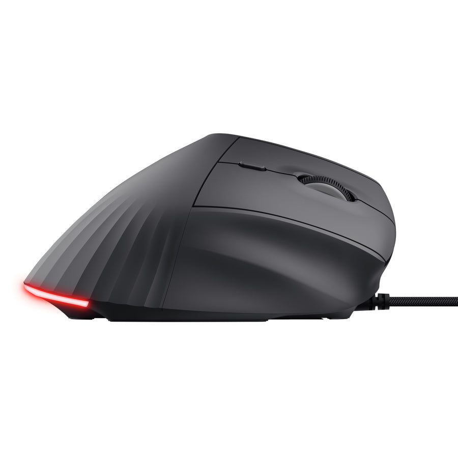 Trust GXT145 Rexxa – Gaming-Maus – Kabelgebunden (USB‑A), 12800 DPI, rechts, Schwarz
