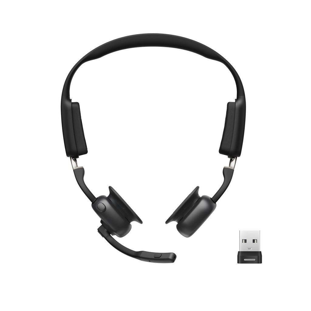 SHOKZ OPENMEET UC – Headset – USB‑A – Noise-Cancelling Mikrofon – für Unified Communications