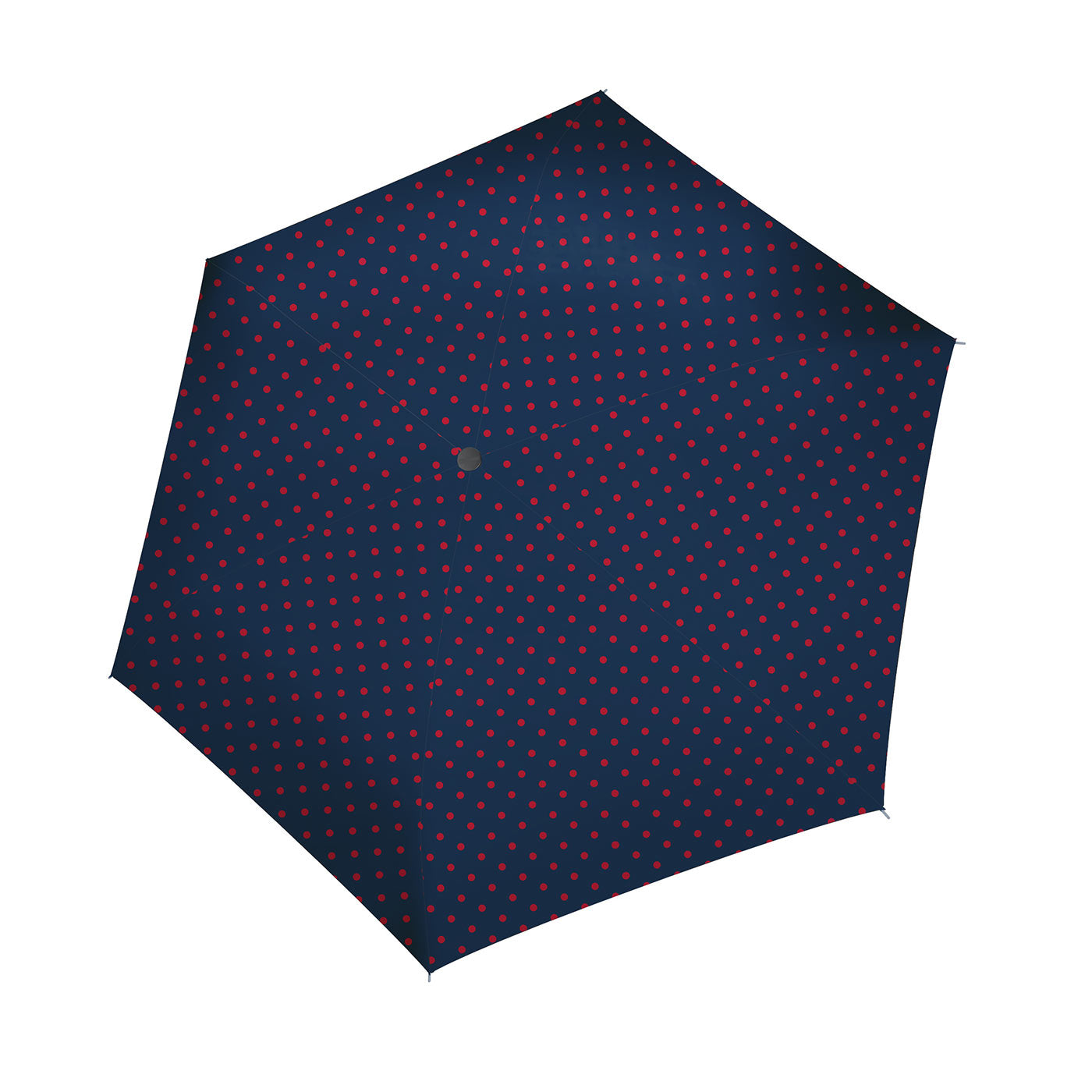 Reisenthel Taschenschirm pocket mini – Ø 97 cm, L 25 cm – Mixed Dots Rot – robust – Polyester – amfori BSCI