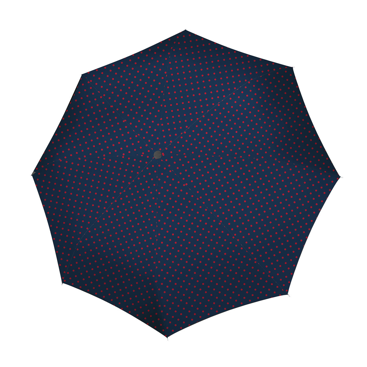 Reisenthel Taschenschirm – Automatik (auf/zu) – Ø 97 cm, L 28 cm – Mixed Dots Rot – Polyester