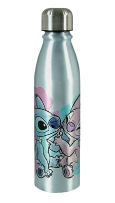 Scooli Kindertrinkflasche 600 ml – Aluminium, Schraubdeckel, Lilo & Stitch