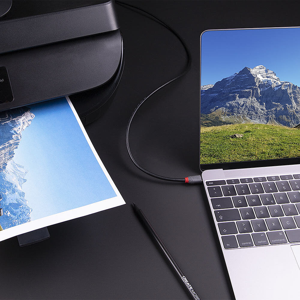 Lindy USB-Kabel, USB-C zu USB-B, 2 m, USB 3