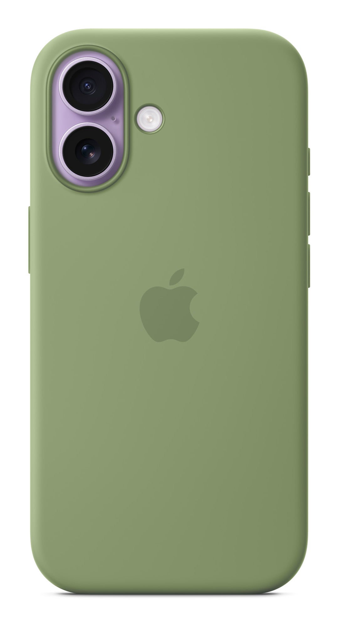 Apple Backcover – für Apple iPhone 17, MagSafe, Silikon+Mikrofaser, Light Moss