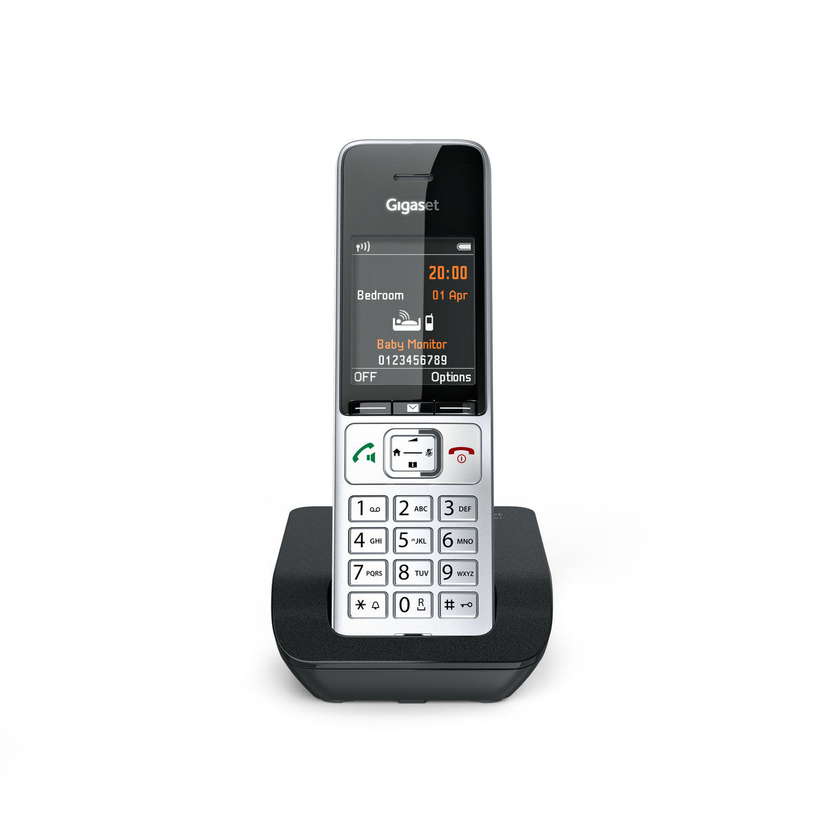 Gigaset Comfort 500 – DECT-Telefon mit Basis, Freisprechen, Anthrazit