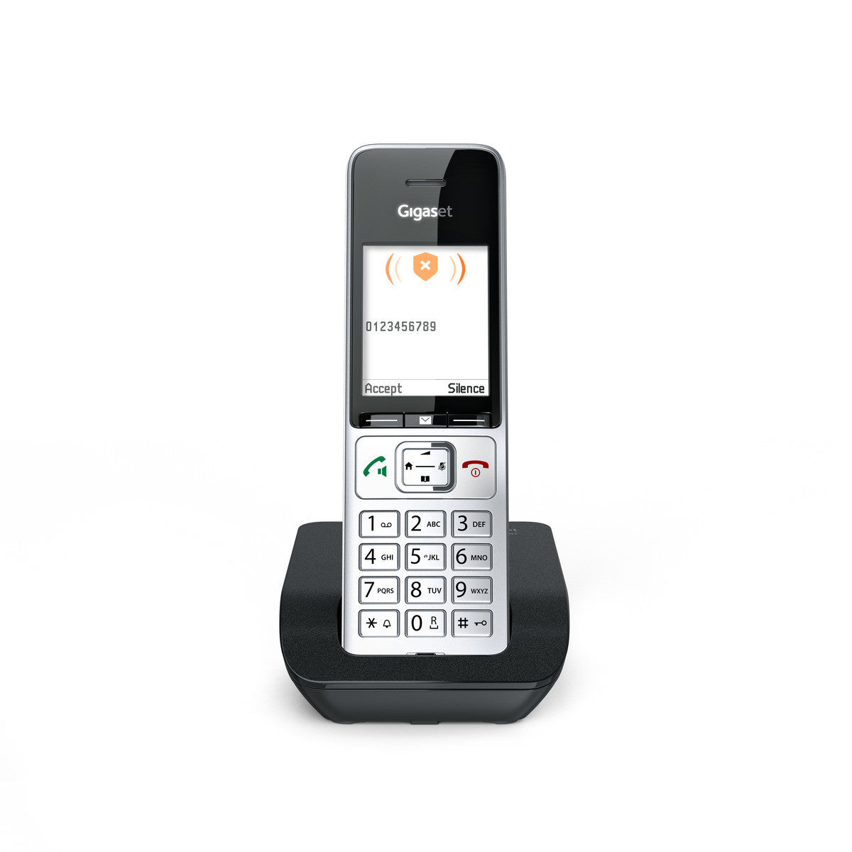 Gigaset Comfort 500 – DECT-Telefon mit Basis, Freisprechen, Anthrazit