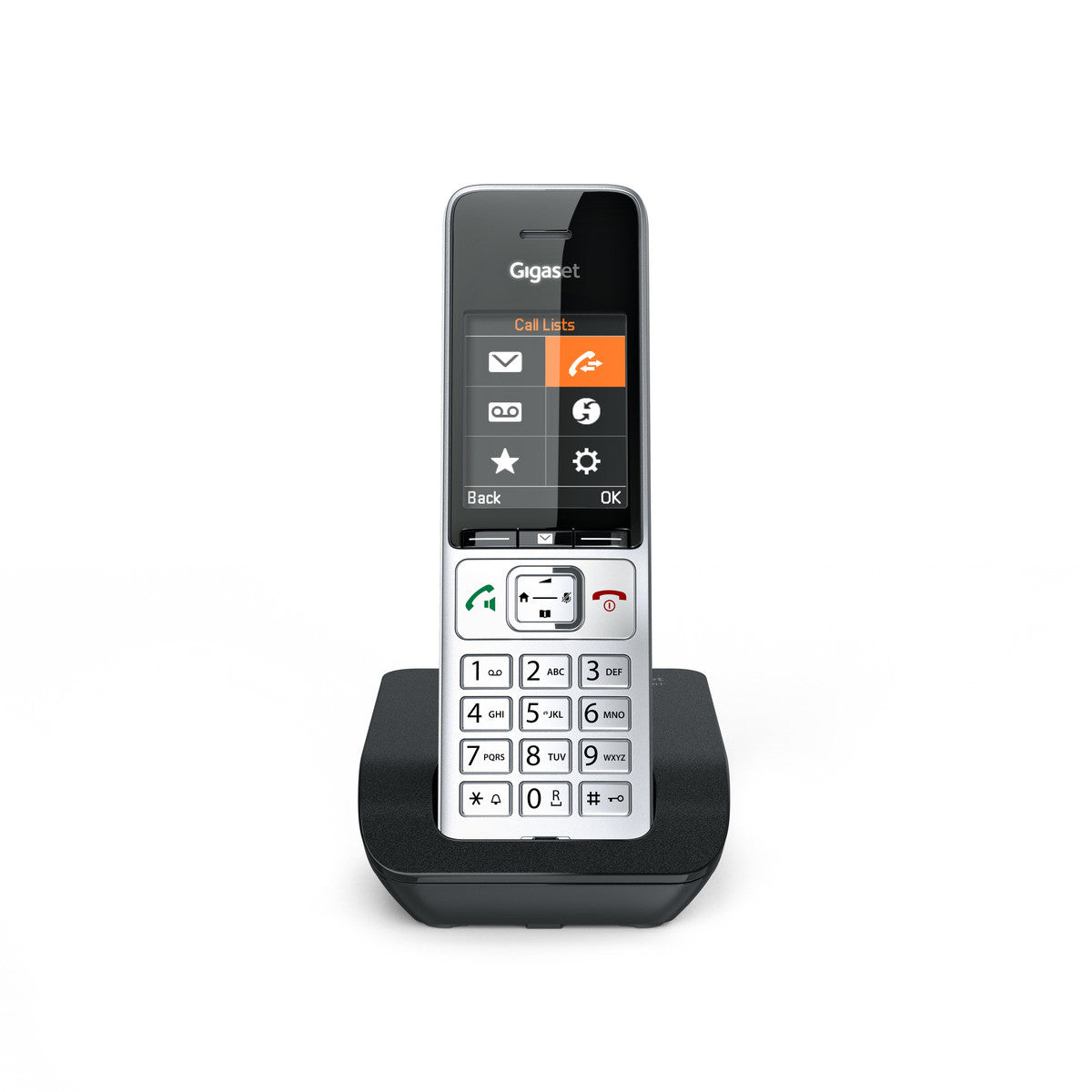 Gigaset Comfort 500 – DECT-Telefon mit Basis, Freisprechen, Anthrazit